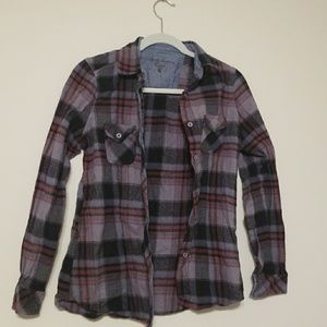 Black and Purple Flannel